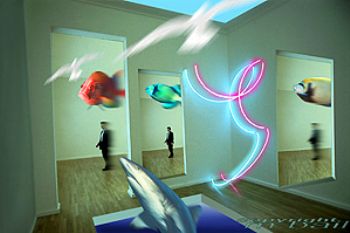 COMPOSING photoshop - lightinstsllations - Lenbachhaus Mu... by Manfred Bail 